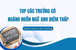 các trường đào tạo ngôn ngữ anh điểm thấp