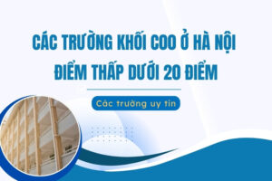 các trường khối c00 ở hà nội điểm thấp
